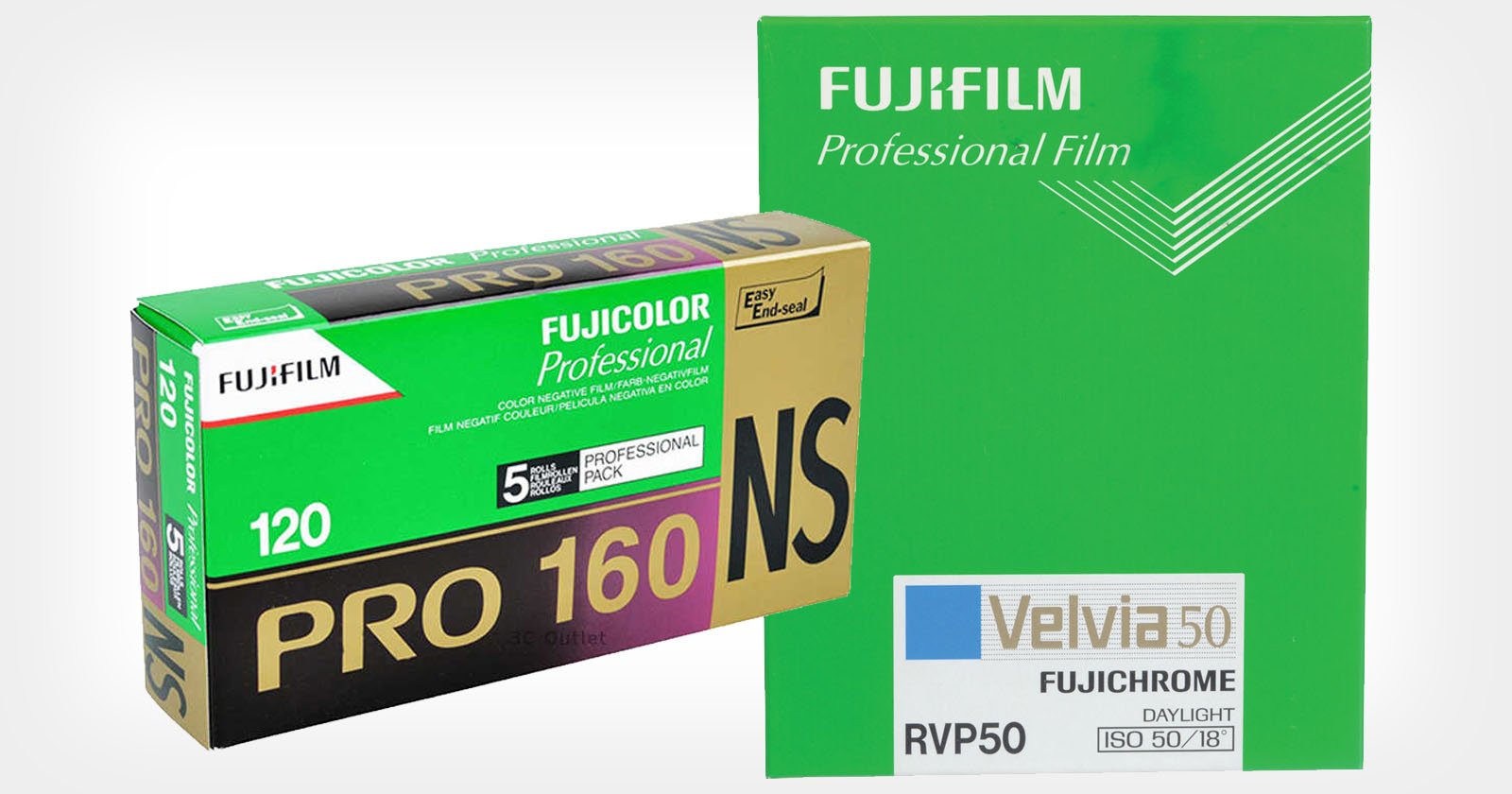 Fujifilm Ends the Fujicolor Pro Line and Velvia 50 Sheet Film 