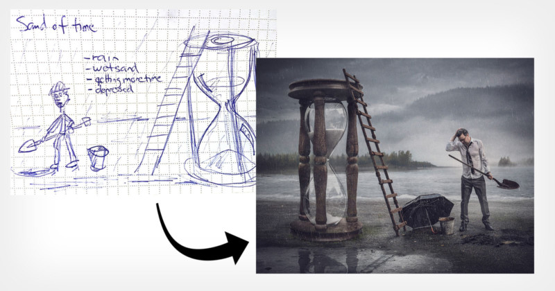 How I Bring My Sketches to Life as Conceptual Photo Art