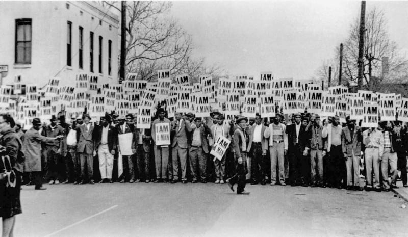 I Am a Man, Sanitation Workers Strike, Memphis, TN, 1968 © The Ernest C. Withers Family Trust; courtesy CityFiles Press.
