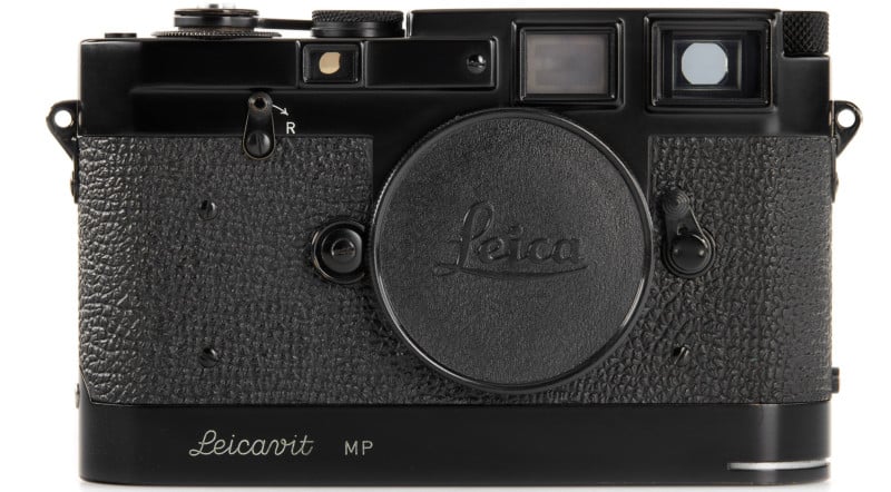 1957 Leica MP חזית צבע שחור