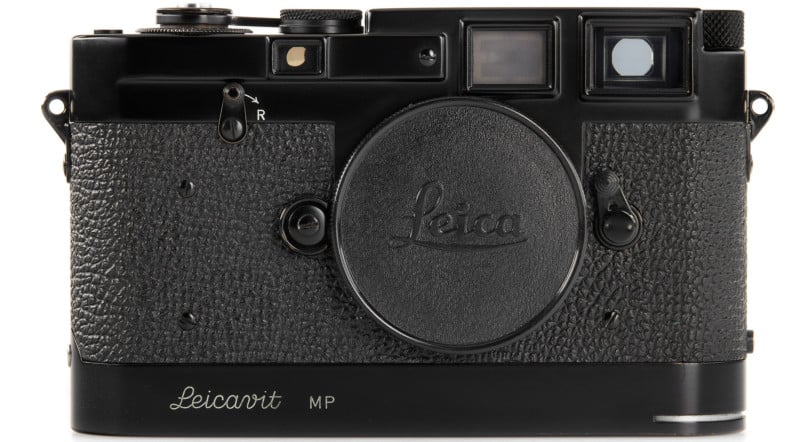 1957 Leica MP black paint front