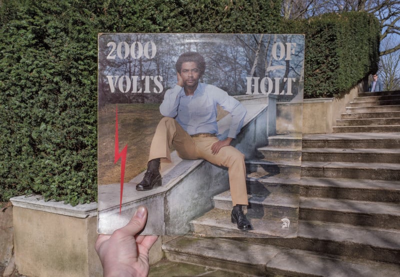 2000 Volts Album Cover photographed in location