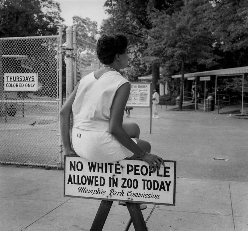 Thursdays, called Maids Day Off, Overton Park Zoo, Memphis © The Ernest C. Withers Family Trust; courtesy CityFiles Press.