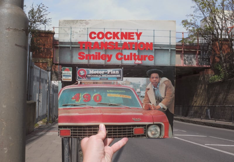 Cockney album cover photographed in location