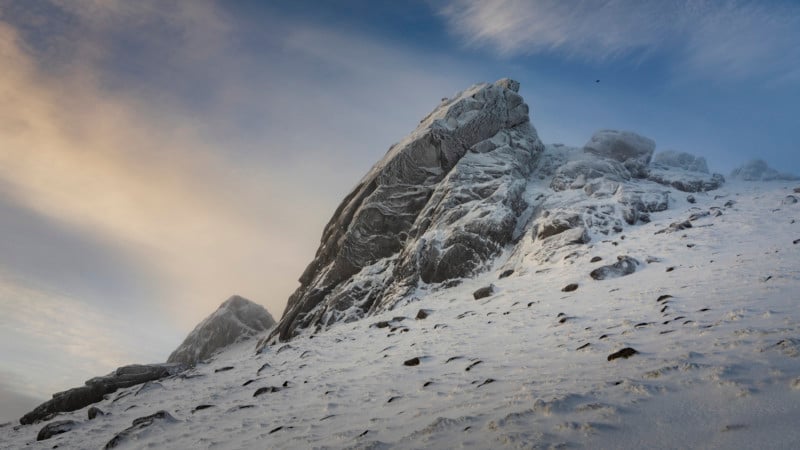 the mourne mountains, winter