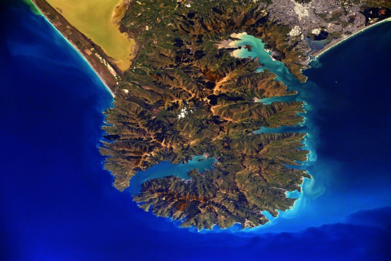 Photo of New Zealand from space
