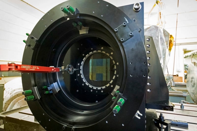 LSST camera being assembled