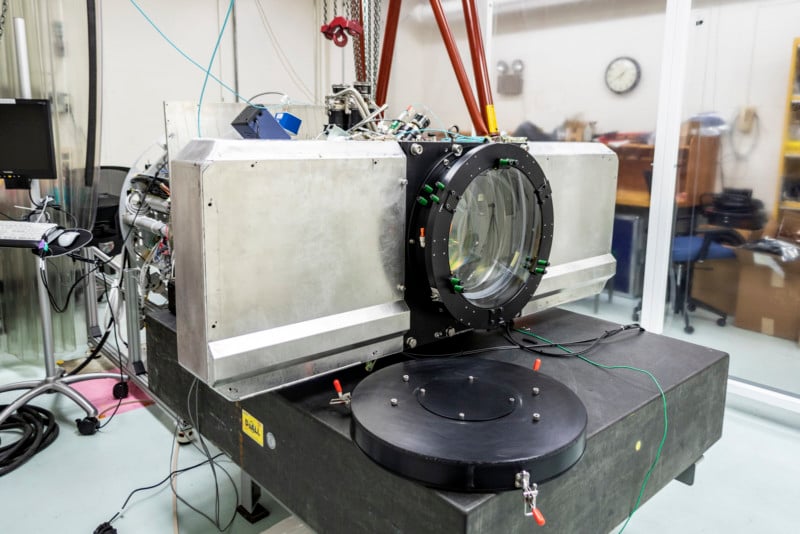 LSST camera being assembled