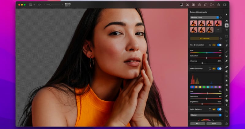 pixelmator pro color presets