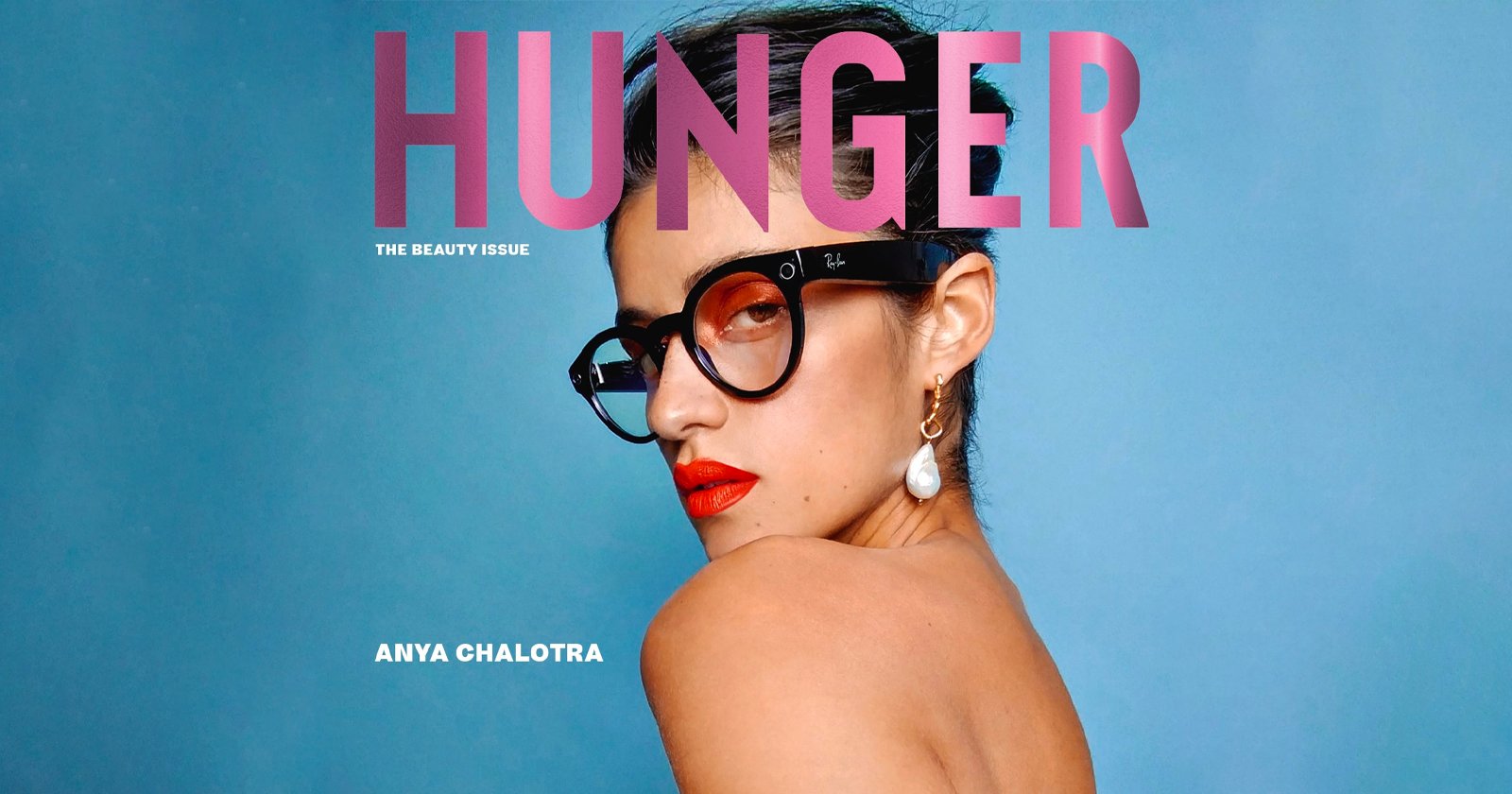 This is the world’s first magazine cover featuring smart glasses