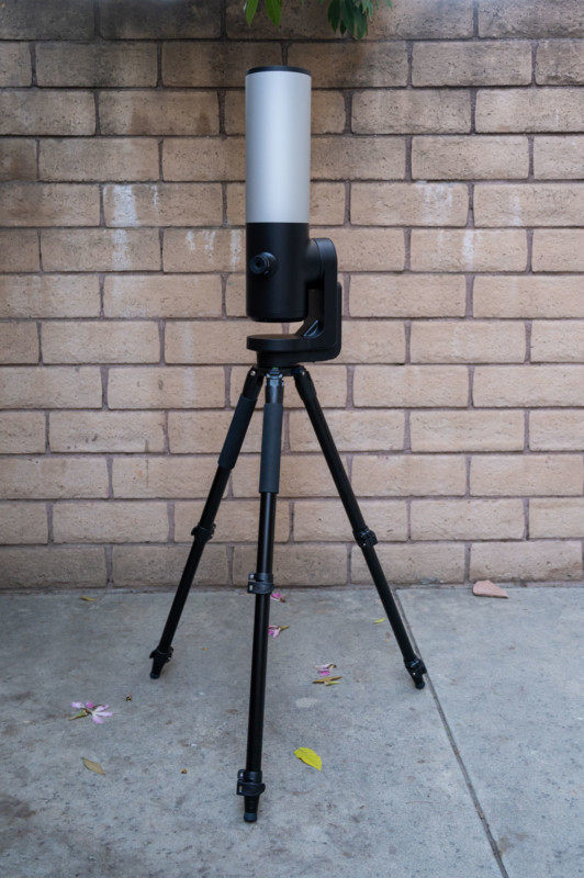 Unistellar eVscope mounted on tripod