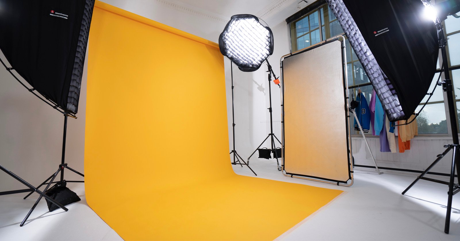 A Savage Universal backdrop in a photo studio