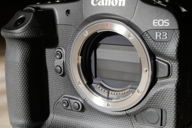 Canon EOS R3 shutter.