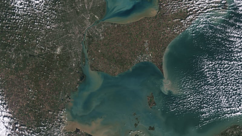 First Images from Landsat 9: Detroit and Lake Erie