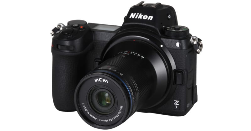 The Laowa 85mm on a Nikon Z7