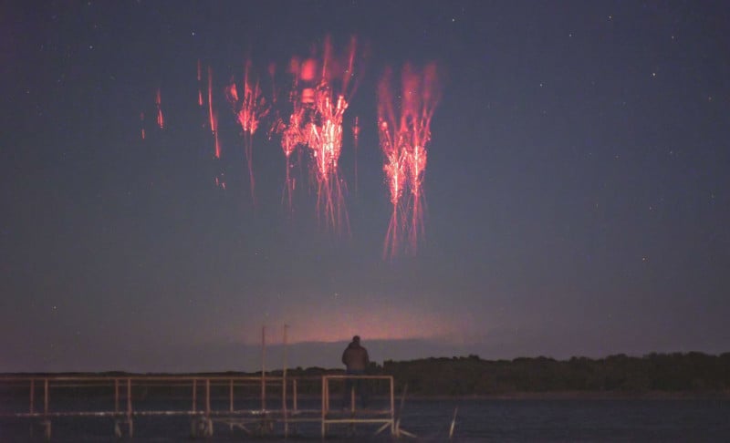 red sprite lightning