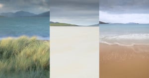 Three landscape photos of Scotland