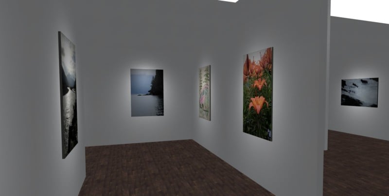 virtual gallery from galeryst