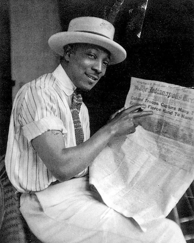 Self-portrait of James Van Der Zee, taken in 1918, courtesy BlackPast.org