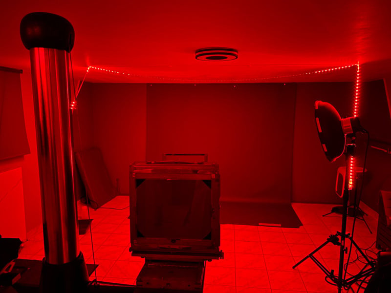 Markus Hofstatter's darkroom