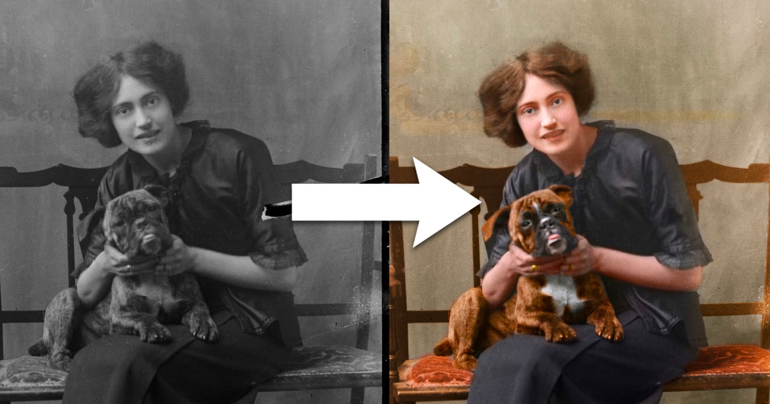 How to Colorize and Restore an Old Damaged Photo | PetaPixel