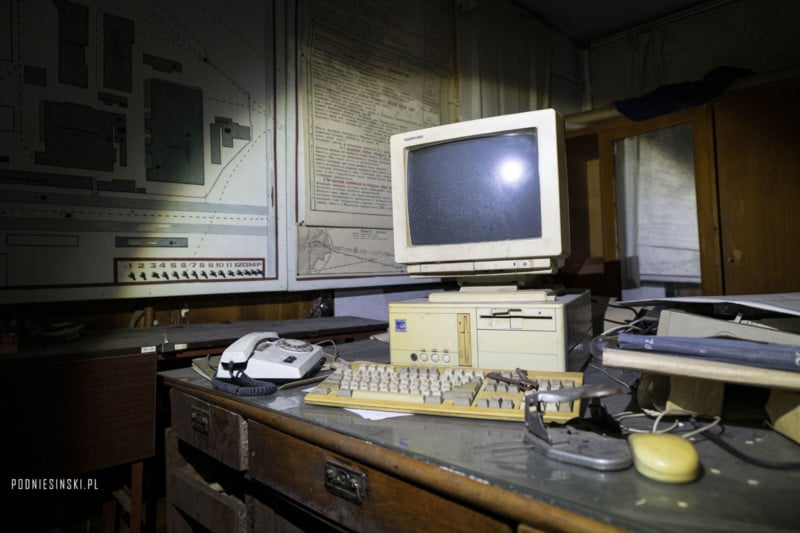 Computer found in an underground nuclear bunker