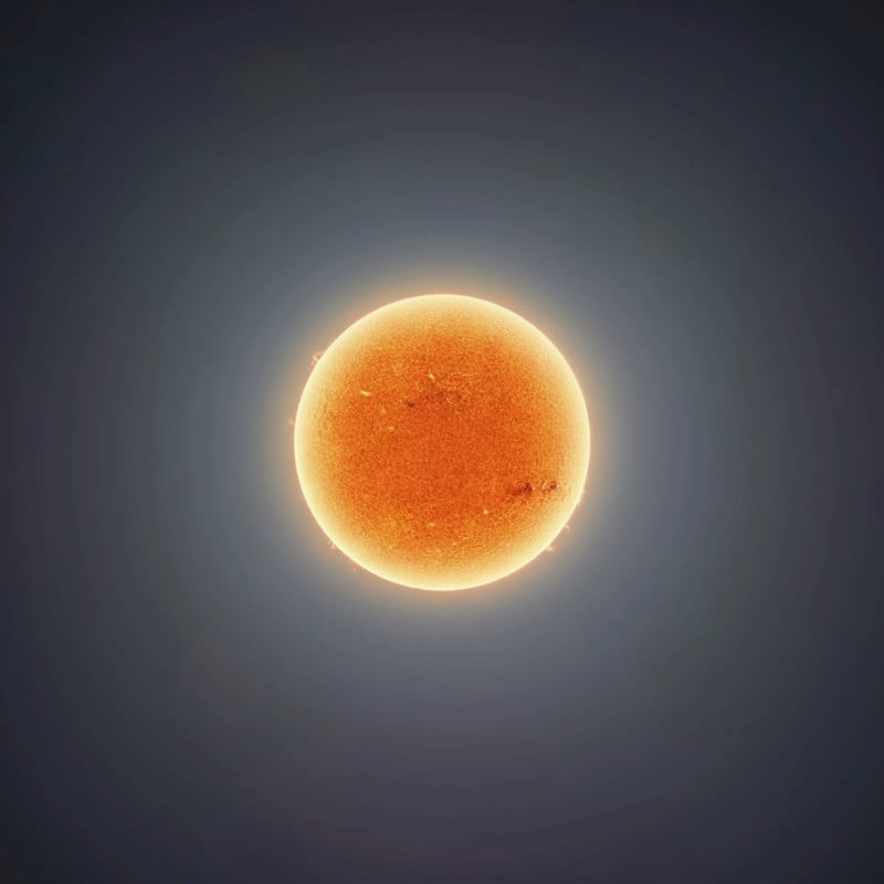 A photo of the Sun by photographer Andrew McCarthy