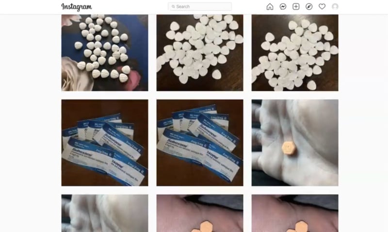 Instagram facilitates access to drug dealers