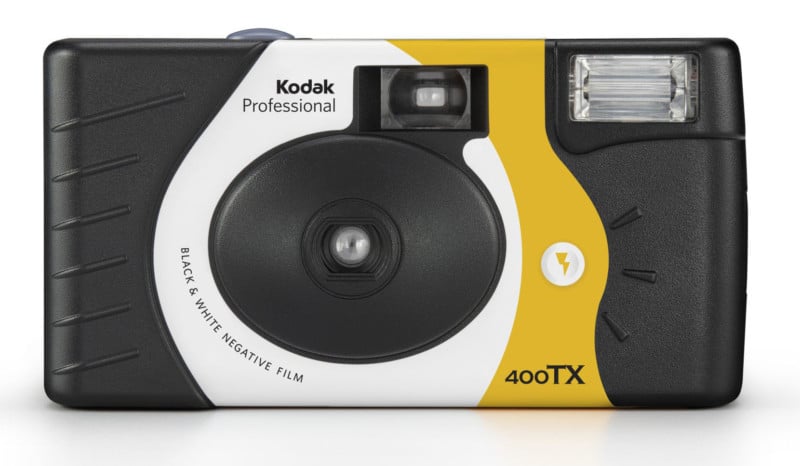 kodak 400tx disposable camera, front