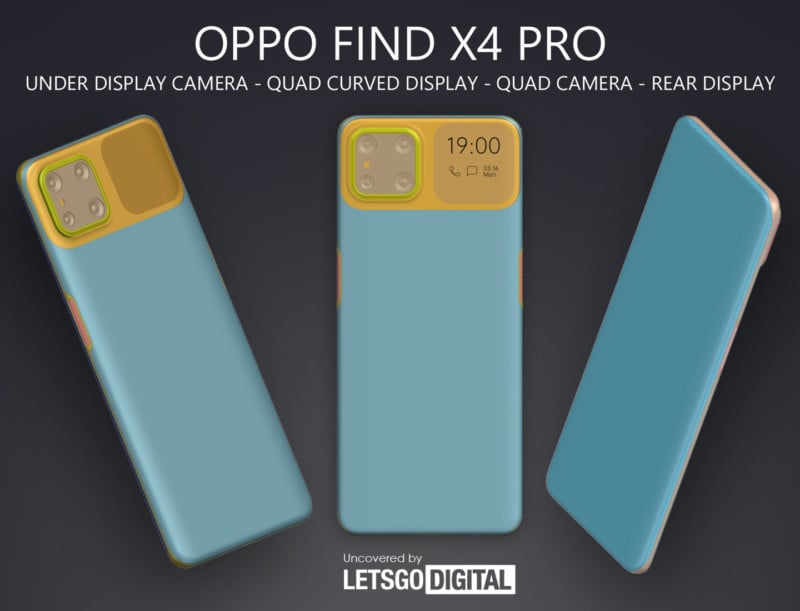 fdesign patent oppo find x4 pro