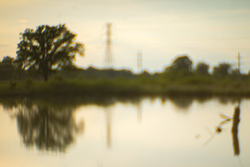 Countryside with a lake