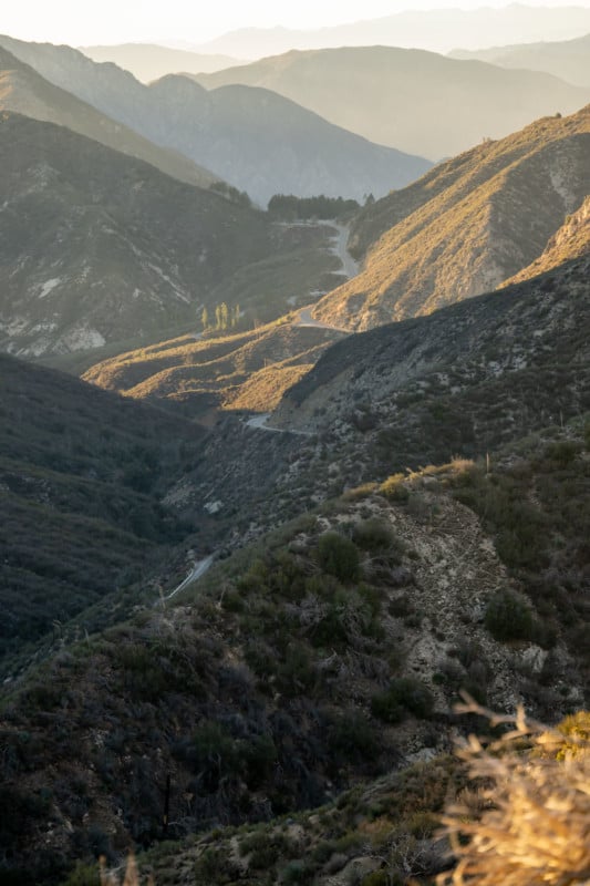 Vertical Landscape Shot at Dusk Nikon Z9