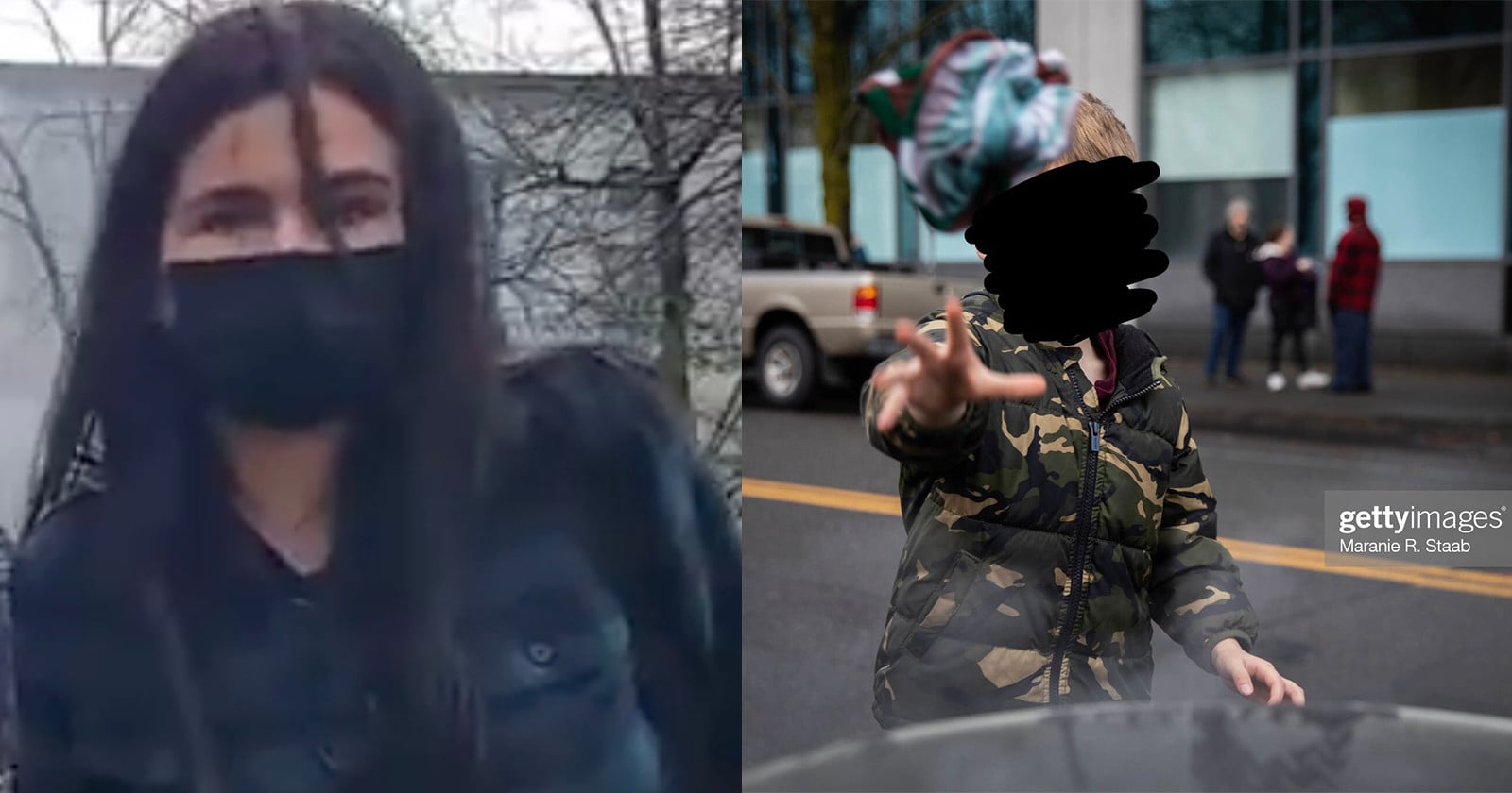 Getty Photographer Caught Staging Photo of Child Burning a Mask