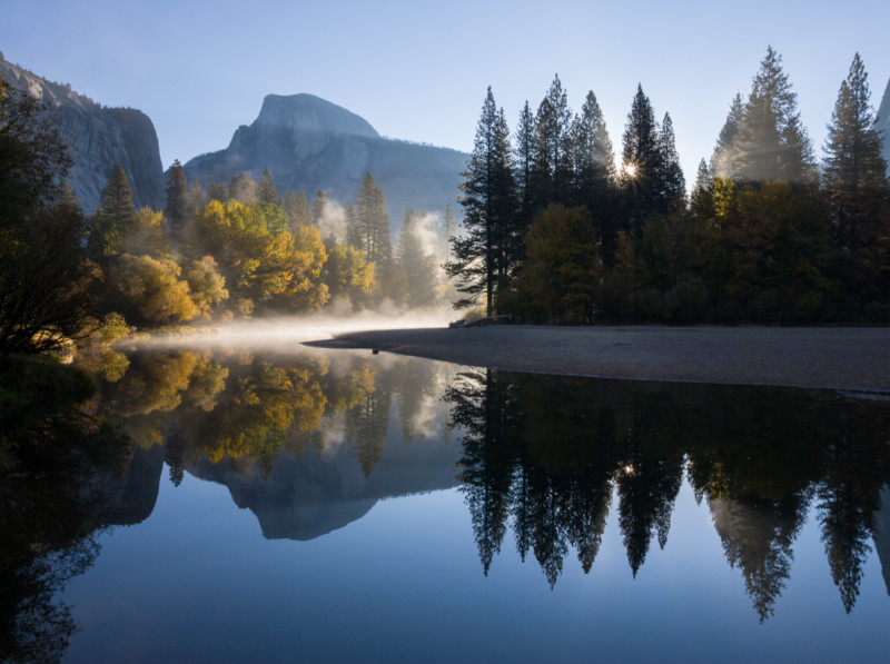 Autumn Sunrise, Half Dome