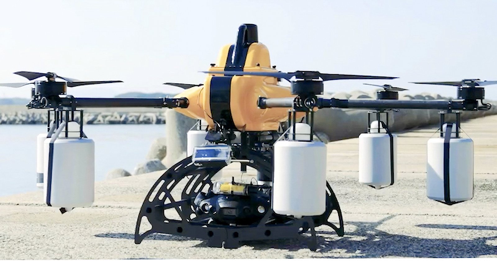 Fifish KDDI sea to air drone