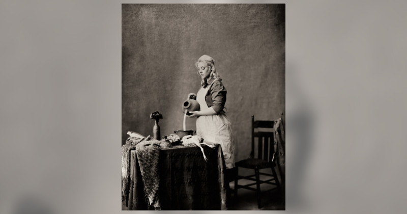 Eve Marie Lancaster - Maiden Pouring Milk
