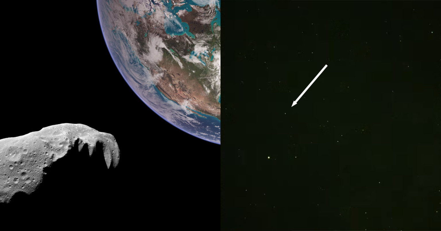 Photographer Films Real-Time View Of Huge Asteroid Flying Past Earth ...