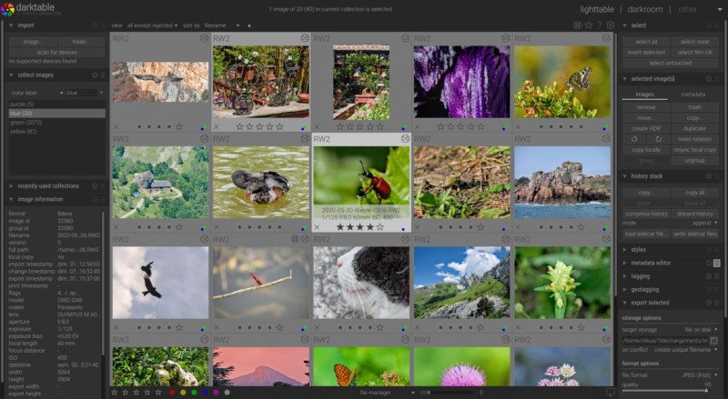 best and free raw image processing software