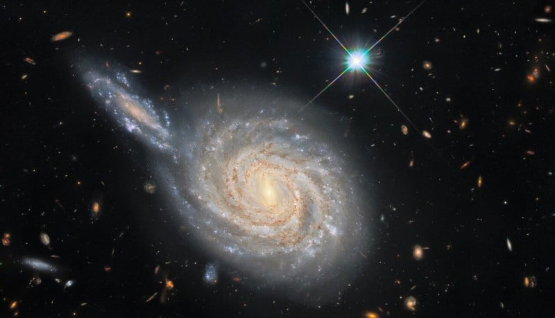 NASA Hubble Photo of a galactic duo