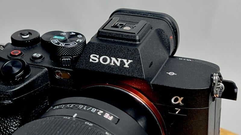 The Sony a7 IV mirrorless camera