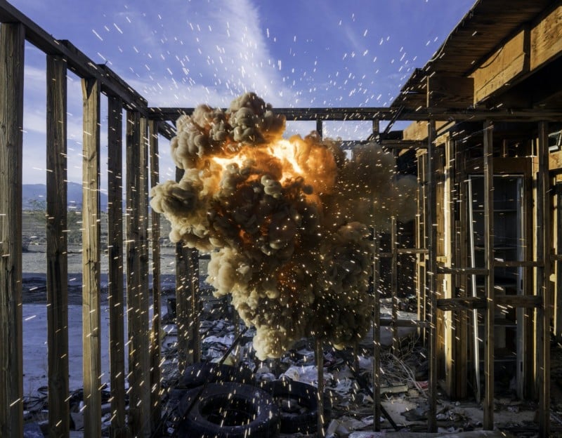 A photo of an explosion by Kevin Cooley