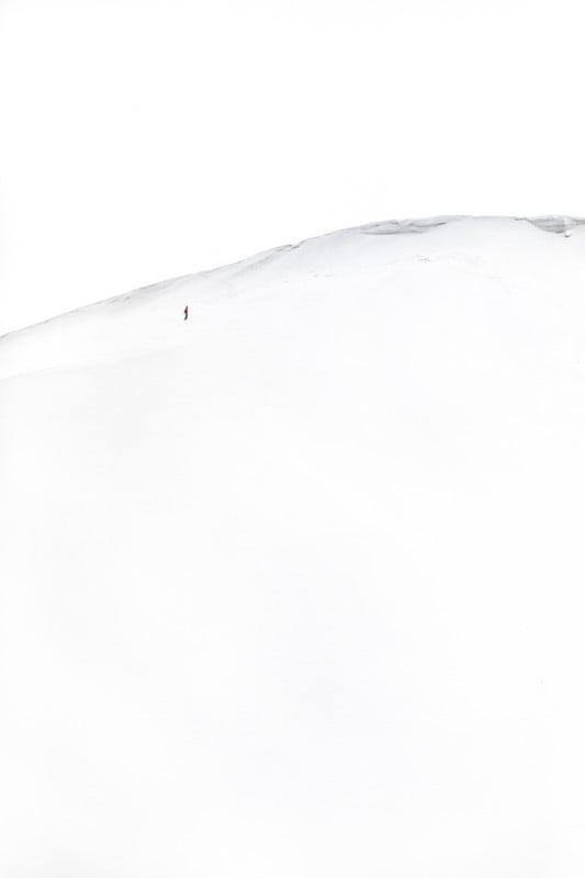 Penny Prangnell's aerial photography of Australian ski mountain range