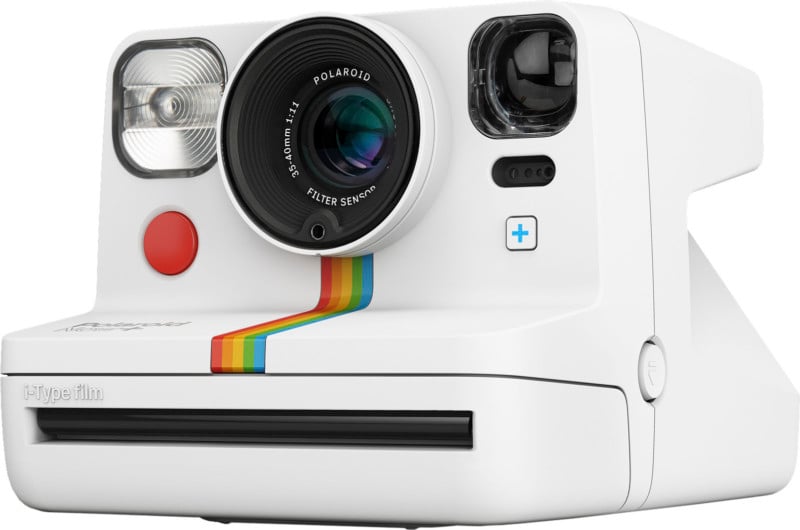 The Polaroid Now+ instant camera