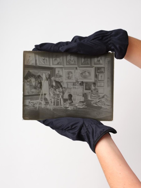 Webb's Auction House Glass Plate NFT Sale