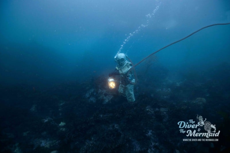 The Diver and the Mermaid photo series