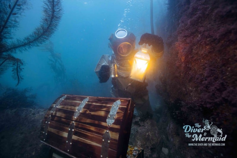 The Diver and the Mermaid photo series