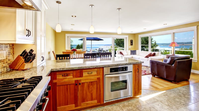 Architectural Photography Example - Wide Kitchen Shot