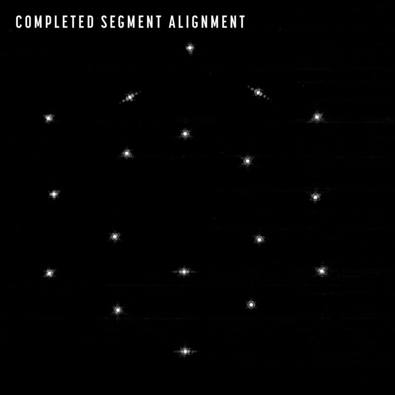 James Webb Completed Segment Alignment