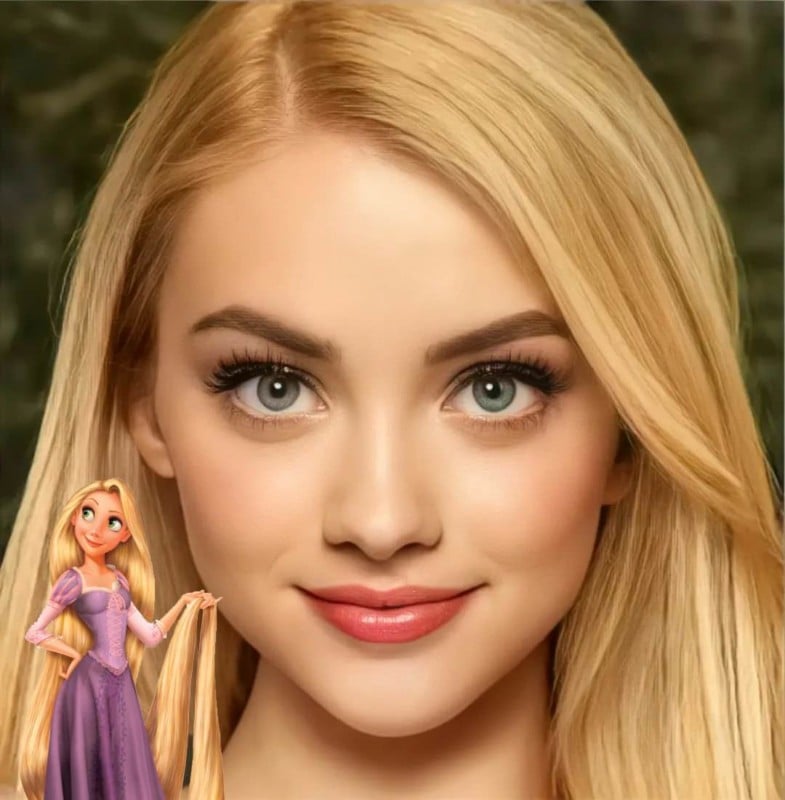 Rapunzel from being tangled in real life