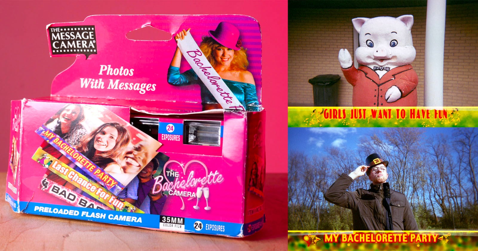 Using a 12-Year-Old Bachelorette-Themed Disposable Camera
